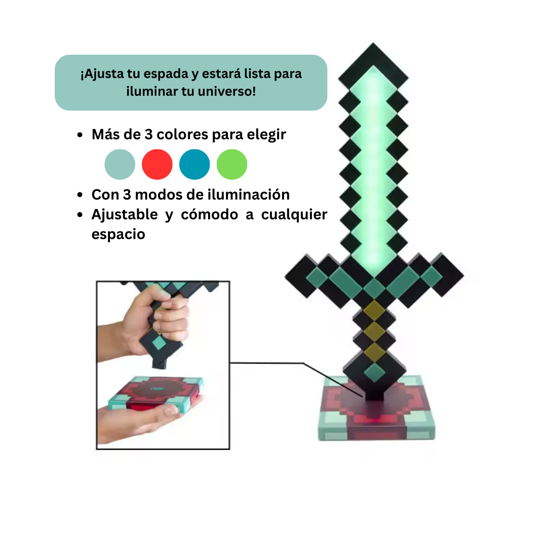 Espada Encatanda – Lámpara LED
